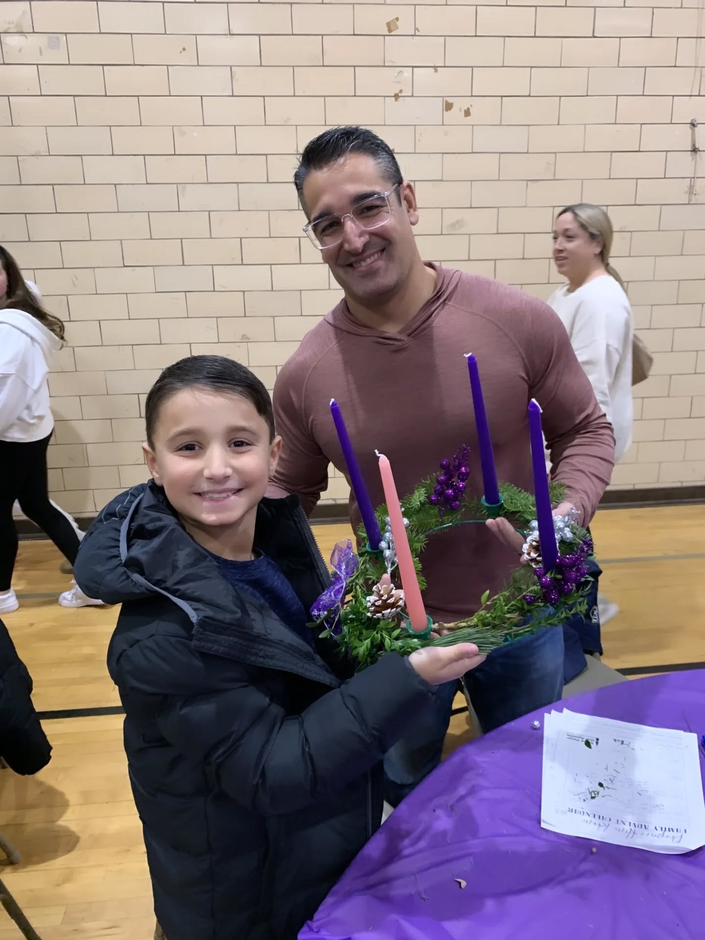 Yesterday, nearly 500 parishioners gathered across two Advent GIFT sessions to make Advent wreaths together&mdash;such a beautiful way to begin this season of hope as one community. Families in our Faith Formation program filled the gym with joy, gra