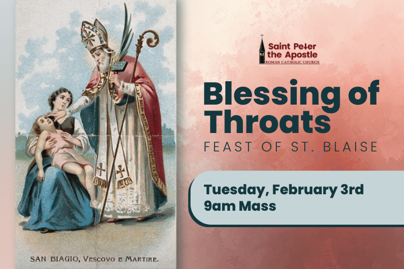 Blessing of Throats (Feast of St. Blaise)