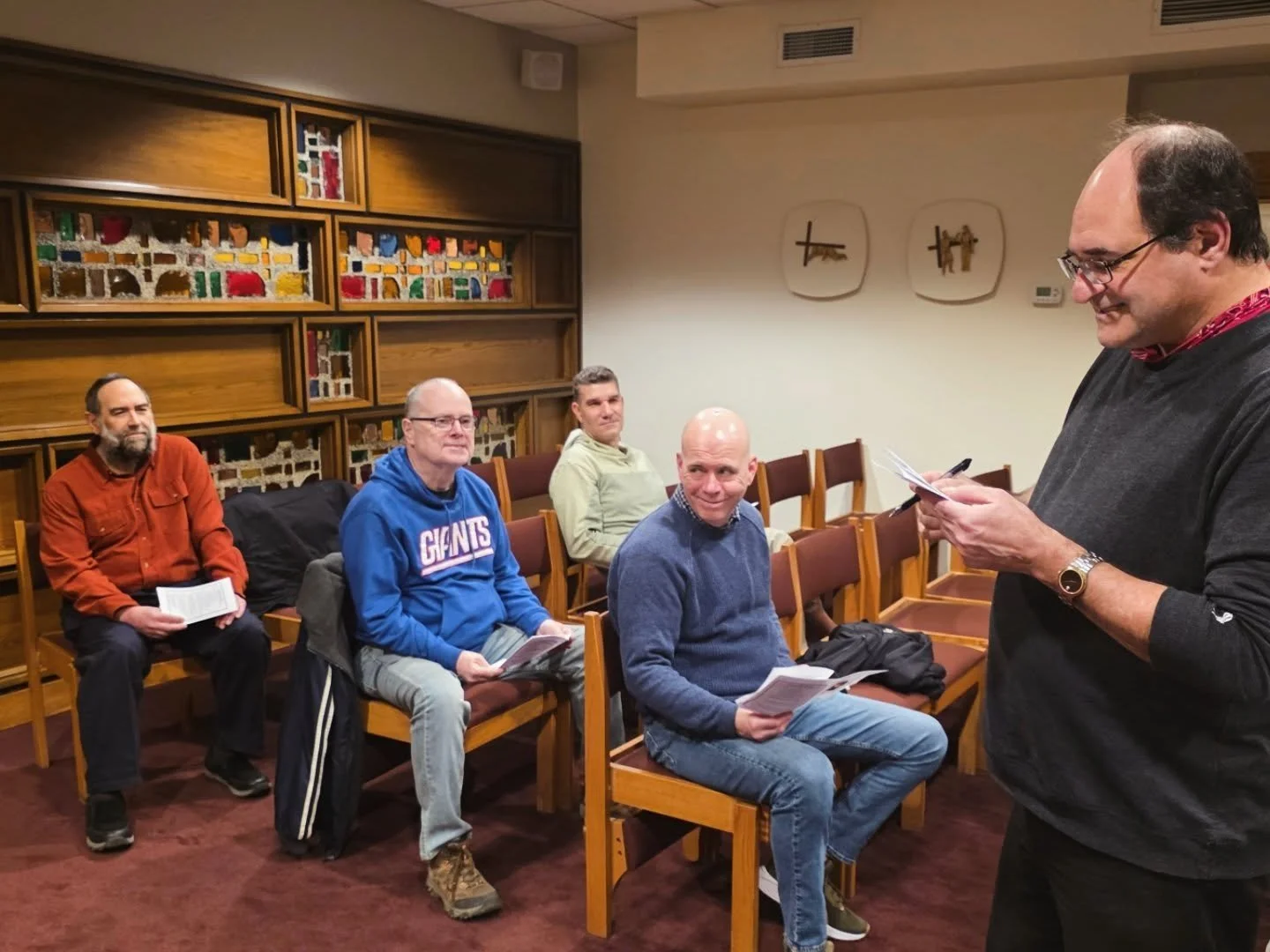 Last Tuesday kicked off the weekly Lenten series of "Evenings of Peace and Friendship" hosted by Small Christians Communities. Here's what some parishioners shared about their experience:

"It is refreshing to be able to discuss the Go