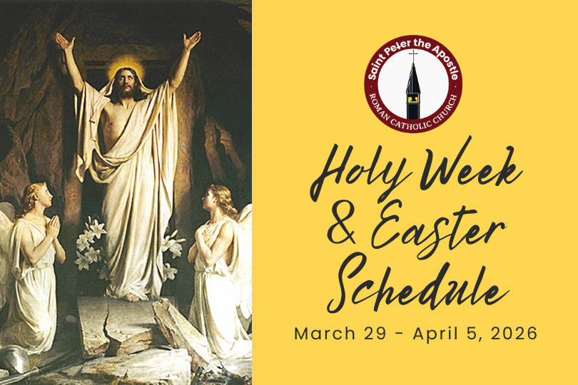 Holy Week &amp; Easter 2026