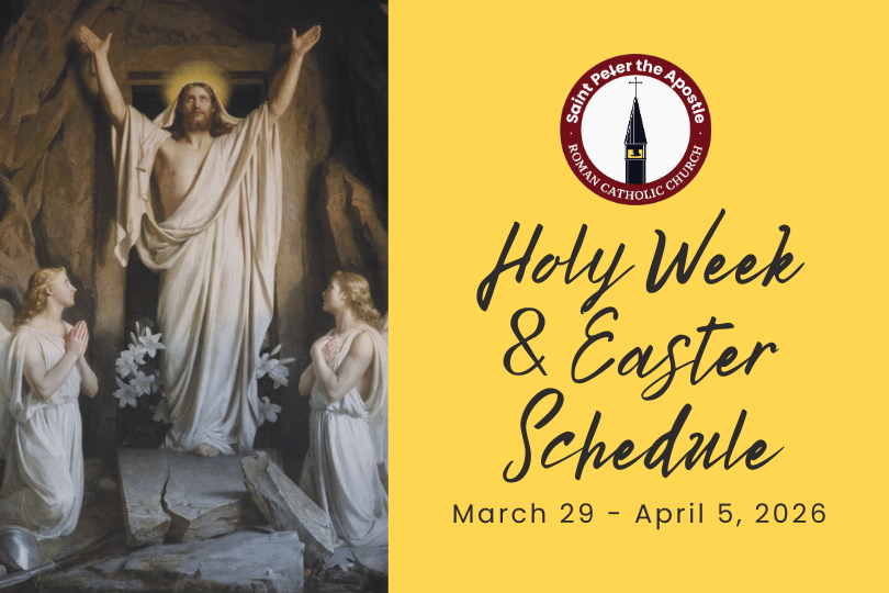 Holy Week &amp; Easter 2026