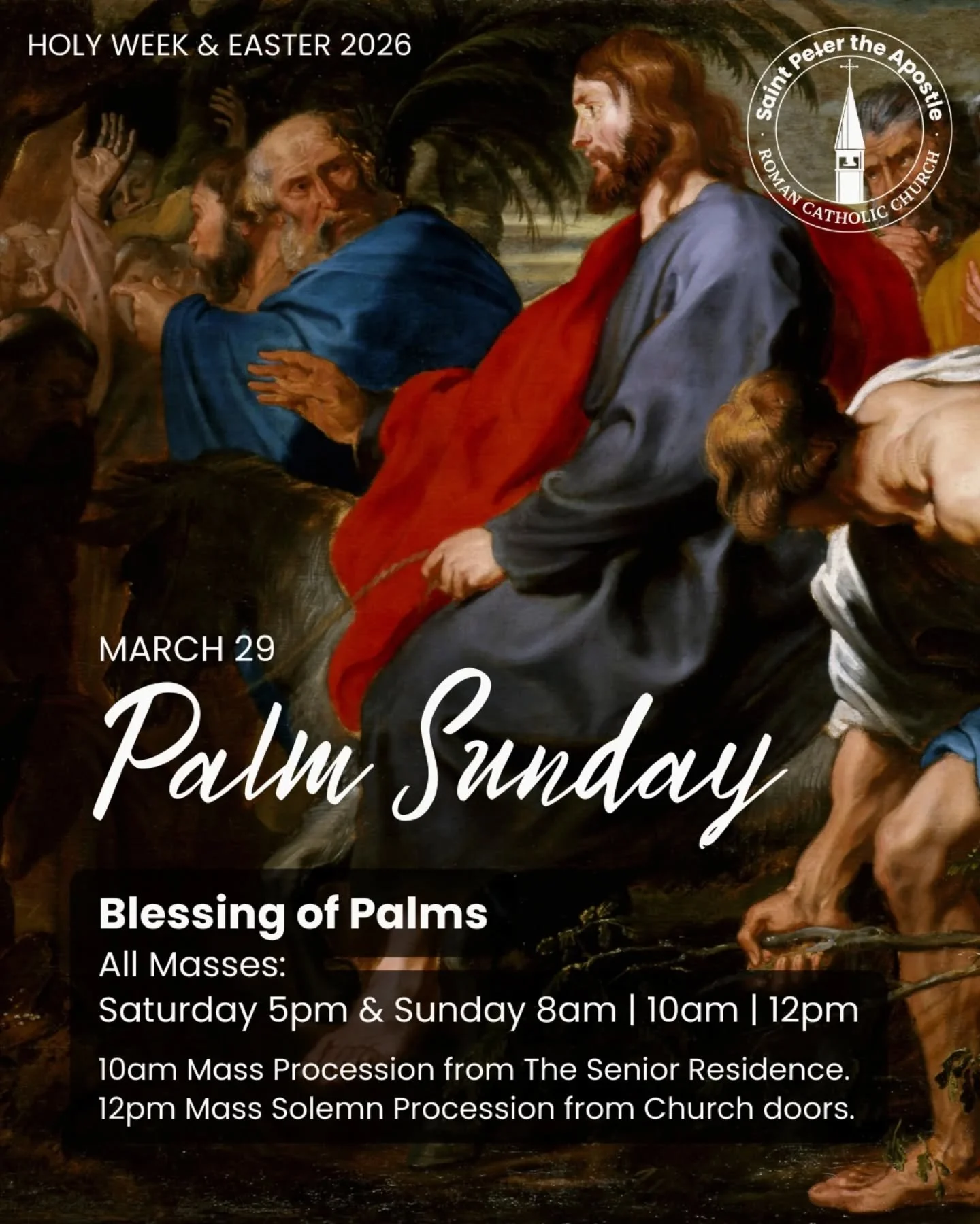 No matter where you are, hope is waiting. Walk with us through the darkest days to the brightest morning this Holy Week and Easter. 

Please see our Holy Week schedule and note our modified Easter Sunday Mass schedule!

445 Fifth Avenue, River Edge, 
