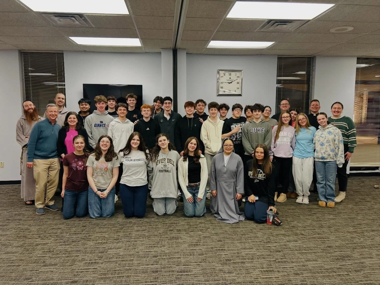 Recently, our Youth Group hosted a Vocations Night that was truly unforgettable! 

We were honored to have two Franciscan Friars of the Renewal, a Salesian Sister of St. John Bosco, a loving couple from our parish, and Fr. Paul share their experience