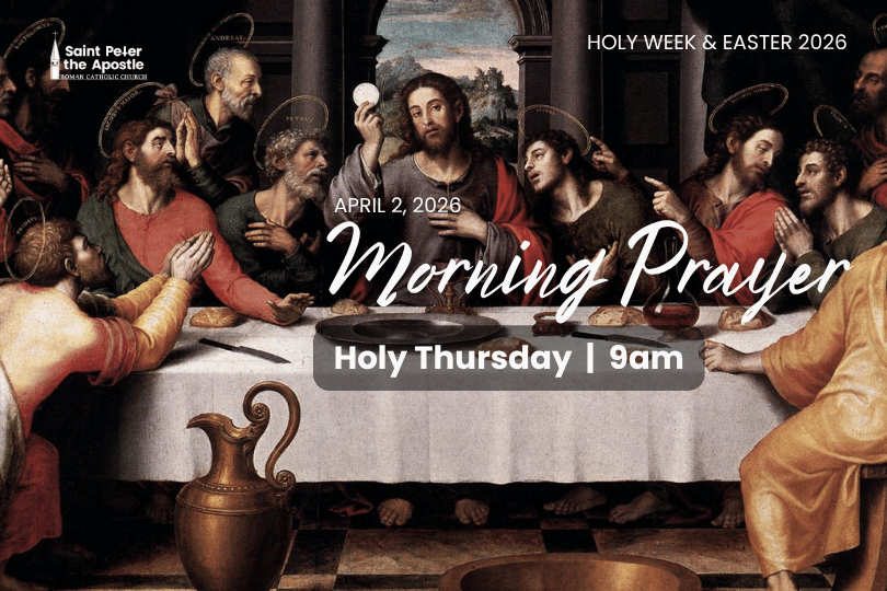 Morning Prayer (Holy Thursday)
