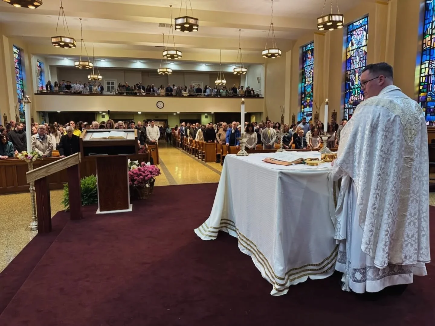 He is Risen! Alleluia!

From last night&rsquo;s candlelit Easter Vigil to our 6:30am Sunrise Mass and all the joyful celebrations this morning, it has been our great blessing to celebrate with you our redeemed past, Christ present among us in the pre