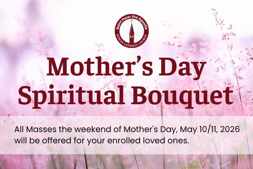 Mother’s Day Spiritual Bouquet 2026 - Last day to enroll