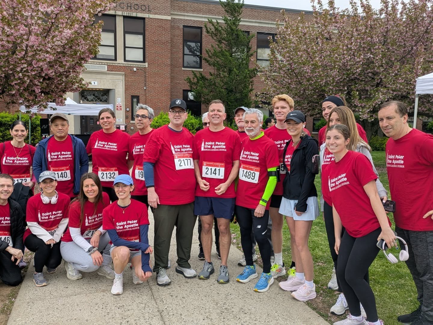 Rain couldn&rsquo;t dampen the joy of this morning&rsquo;s River Edge Run!&nbsp;

We&rsquo;re grateful for this wonderful community, and for our parishioners and staff who laced up and represented our very first St. Peter&rsquo;s team in this great t
