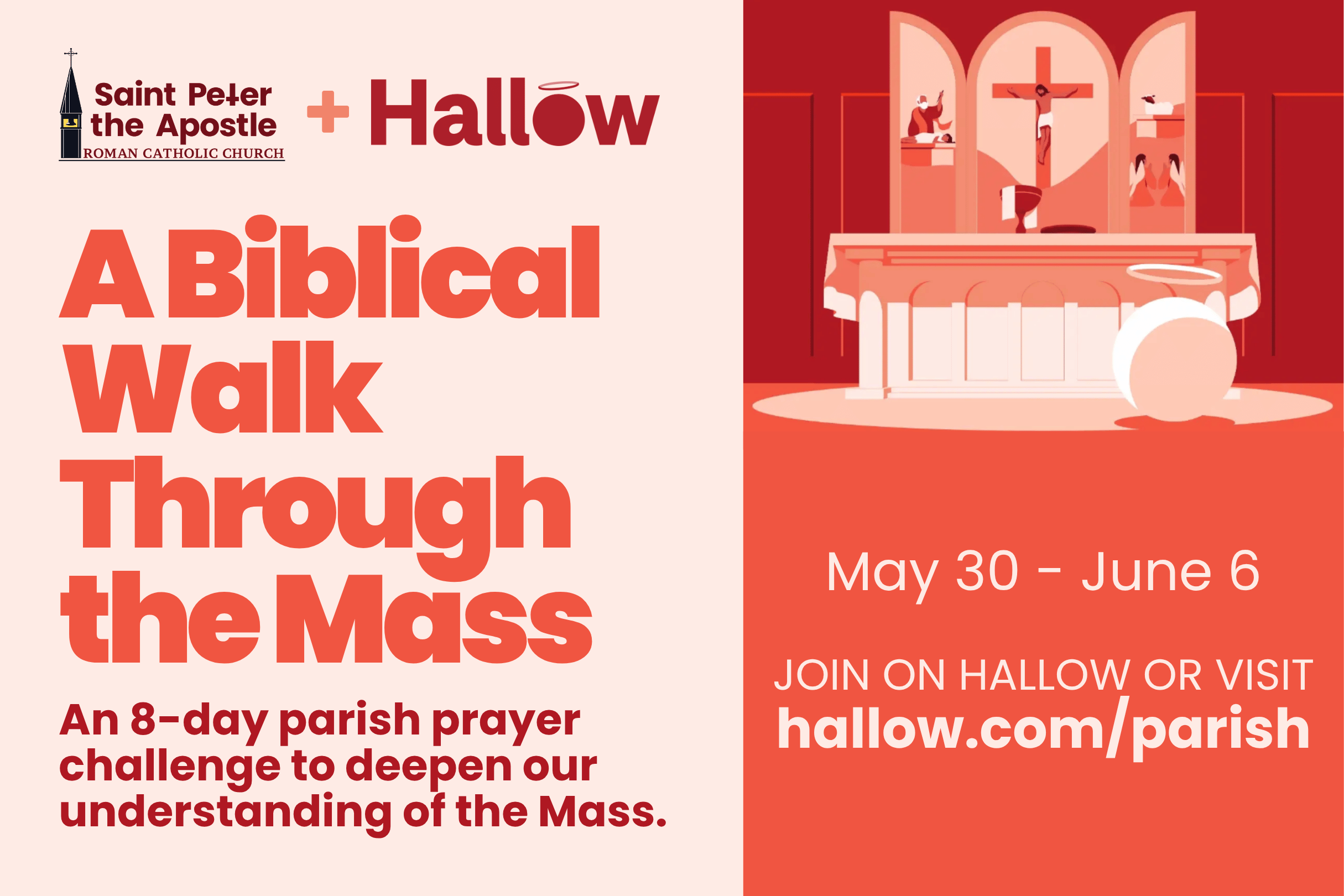 A Biblical Walk Through the Mass (Hallow Parish Prayer Challenge)