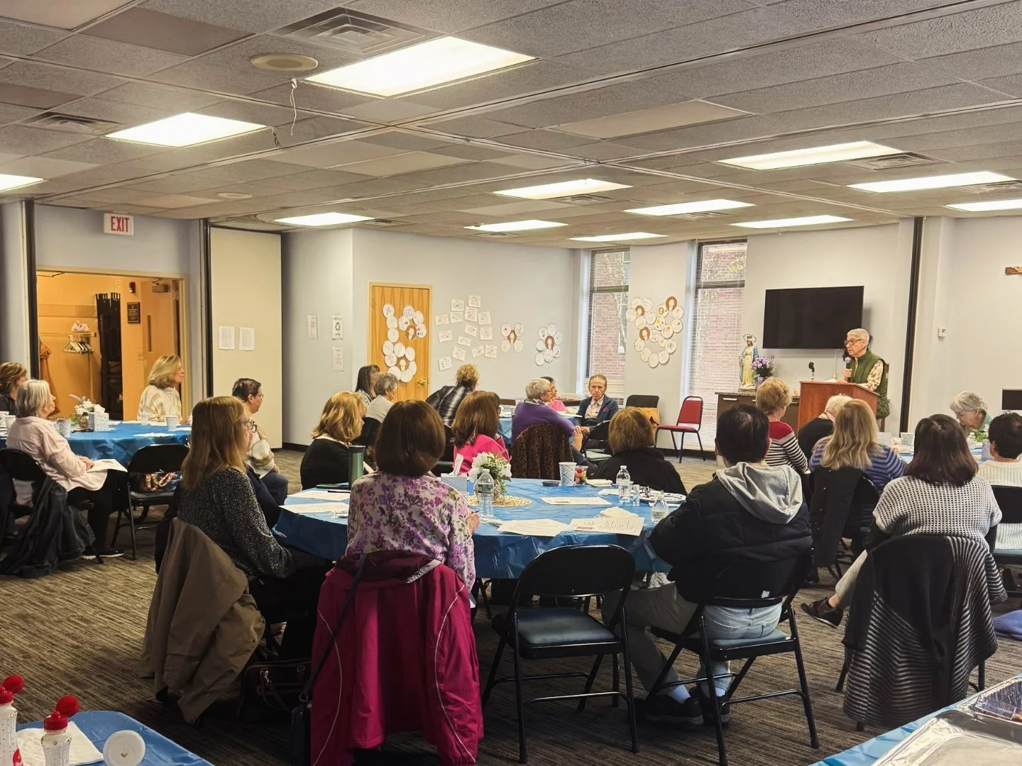 Flashback to one month ago on a rainy spring Saturday morning like this one, when many gathered in the Parish Center for a peaceful mini-retreat centered on seeking God&rsquo;s guidance in our decisions.

Parishioner Joanne O. shared a thoughtful and