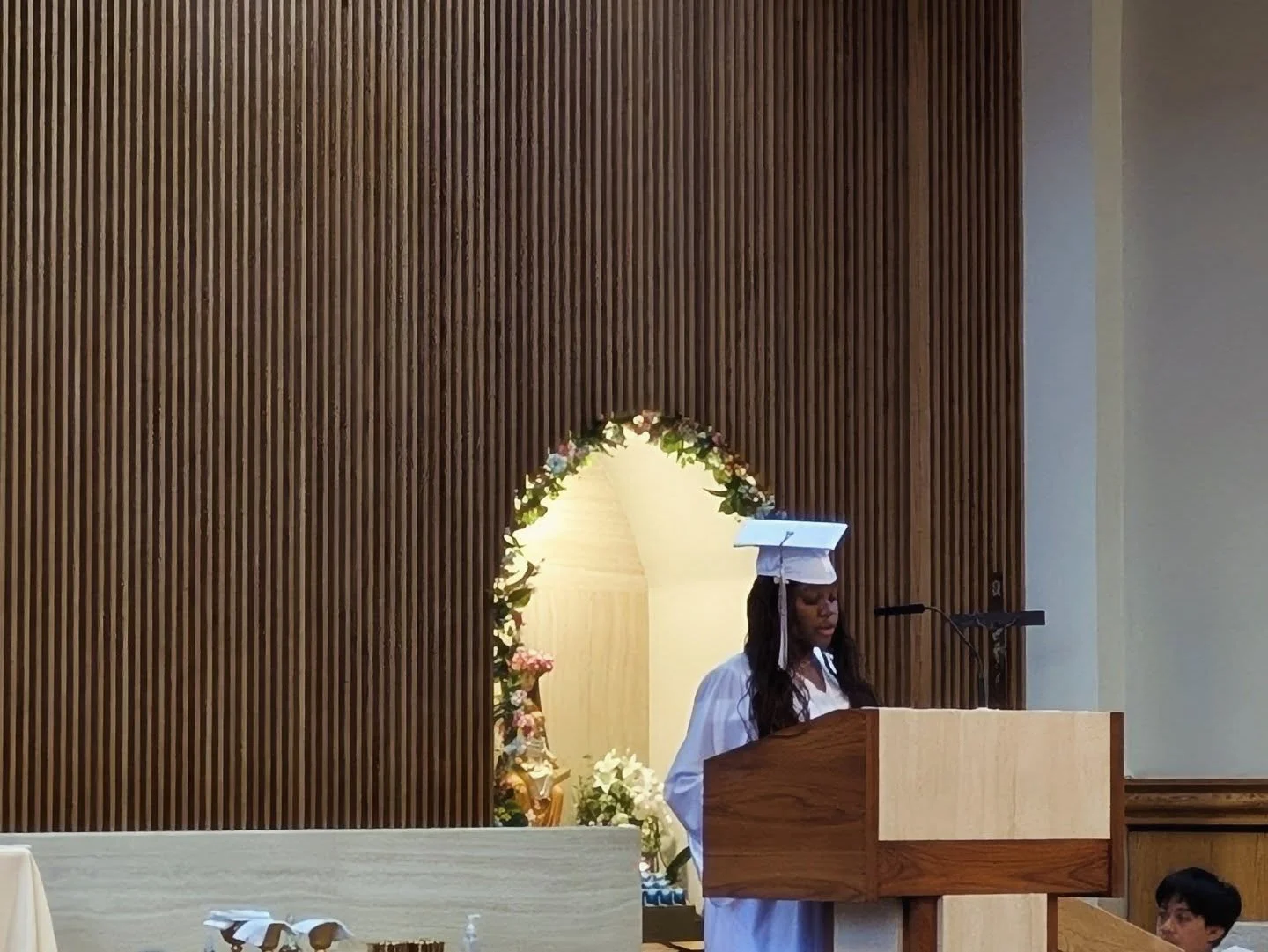 "Go in peace to serve the world... Take the love of God with you as you go."

Today's Baccalaureate Mass celebrated our St. Peter Academy graduating eighth grade class of 2026! From serving in First Friday Masses to helping out in our commu