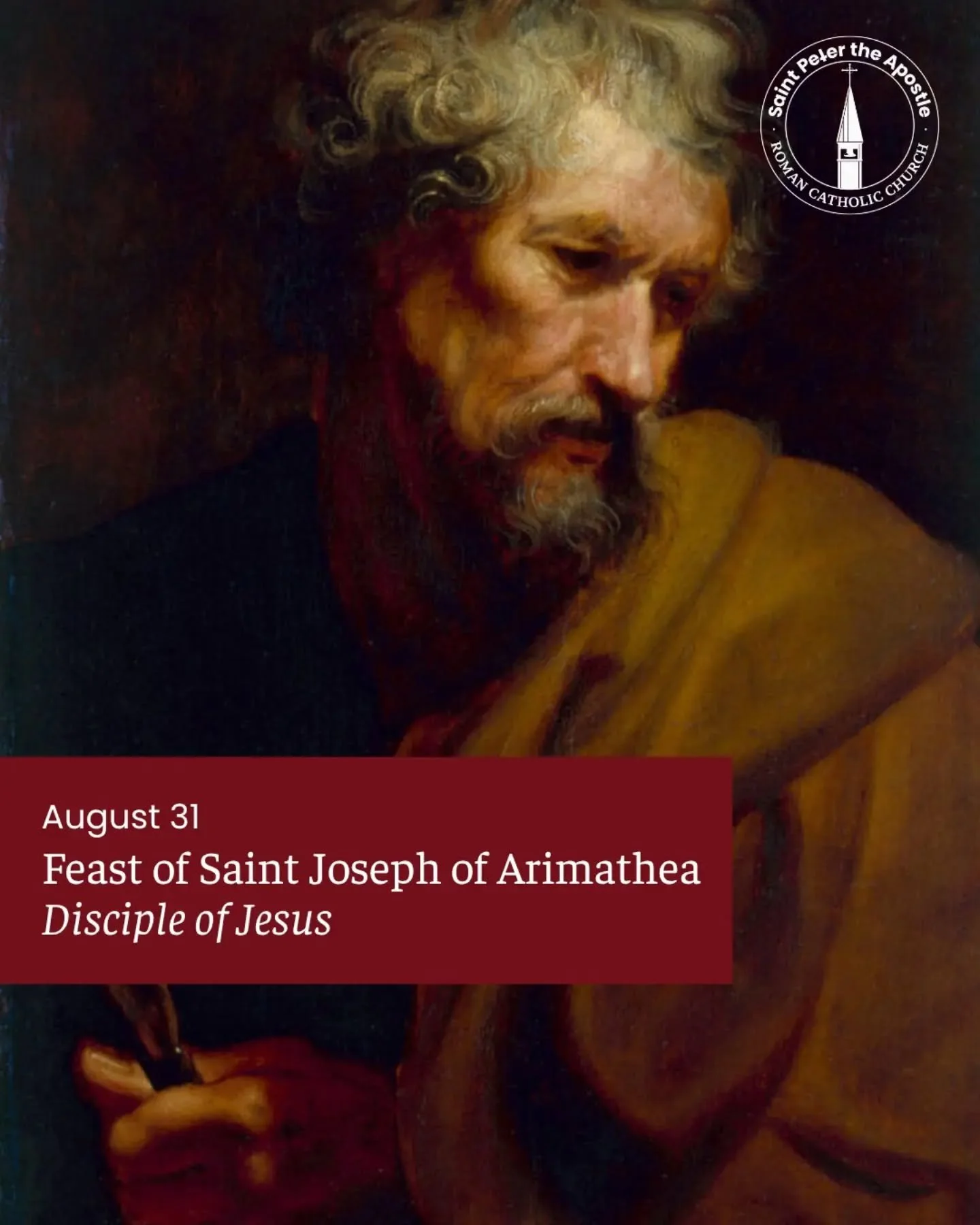 Today we reflect on Saint Joseph of Arimathea's quiet courage. Even when following Jesus became difficult and costly, he chose to step forward.

Saint Joseph of Arimathea, pray for us 🙏 

#SaintStory #JosephOfArimathea #Discipleship #CatholicSaints 