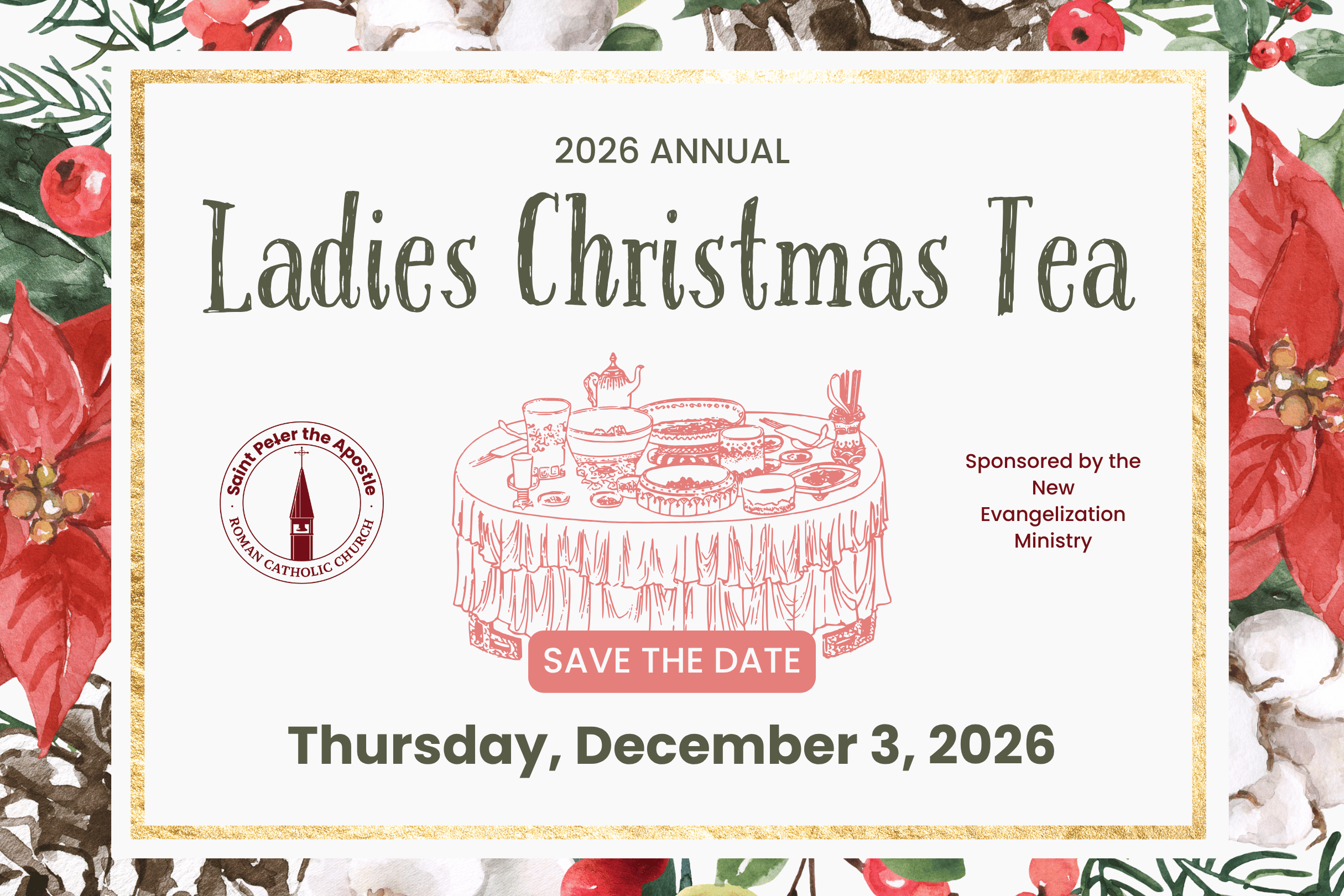 Ladies Christmas Tea 2026