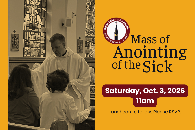 Mass of Anointing of the Sick (October 2026)