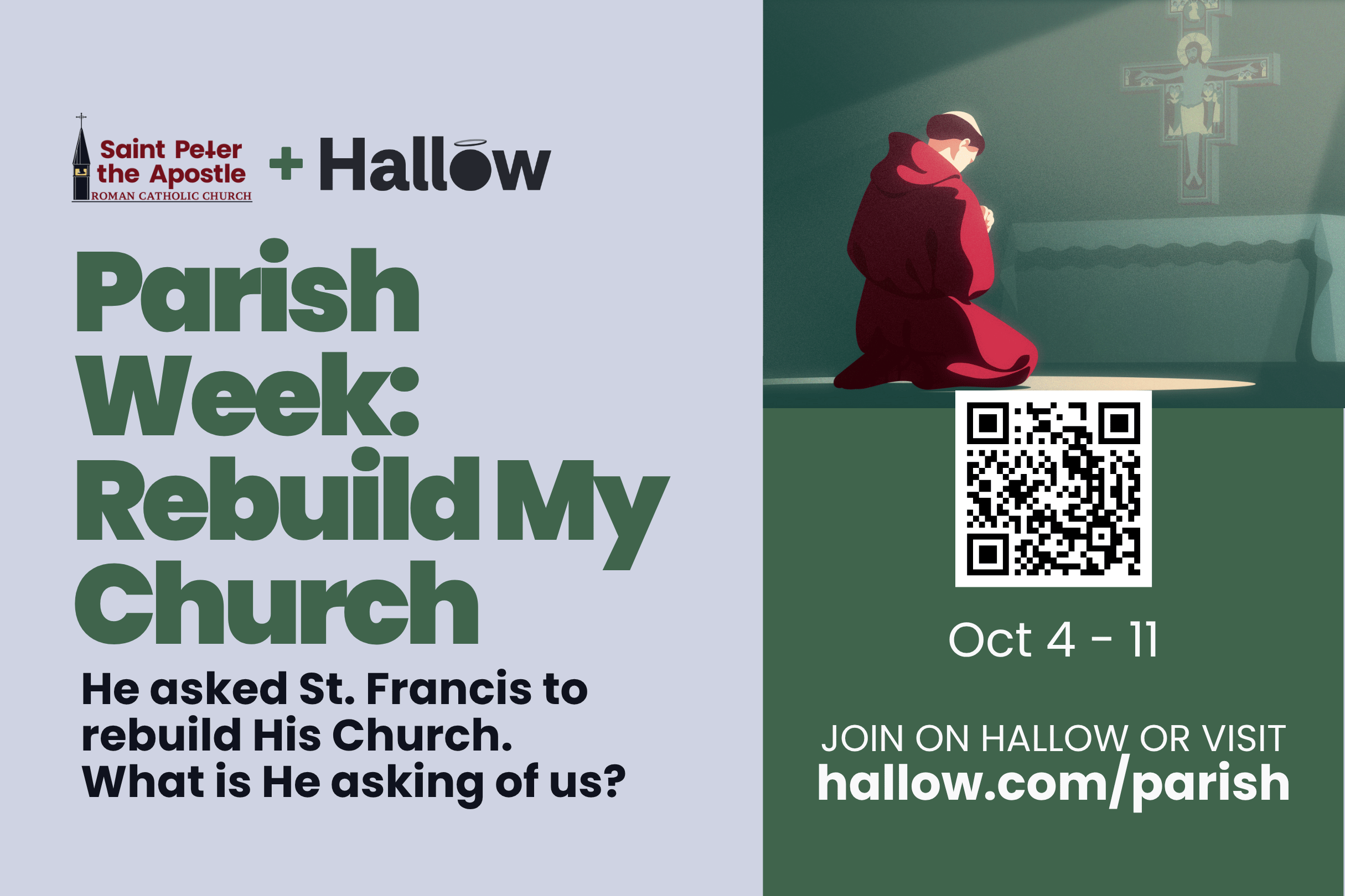 Hallow Parish Week 2026: Rebuild My Church