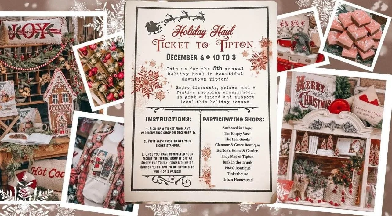 The Mad Tap is opening early this Saturday, Dec. 6th at 10 AM for all you Ticket to Tipton shoppers! 🎄🛍️
Swing in and grab a DORA cup filled with a festive cocktail or an ice-cold beer to sip while you shop.  We'll be open all day and kitchen will 