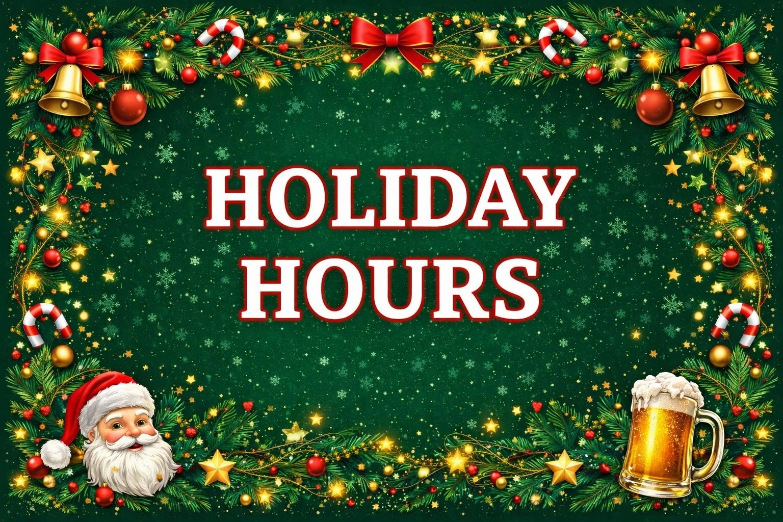 🎄✨ **Holiday Hours at** **The Mad Tap** ✨🎄

The holidays are here, and we&rsquo;re giving our staff a little time to celebrate with loved ones ❤️
Please note our holiday closures below and plan your visits accordingly!  Come see us on Tuesday, Frid