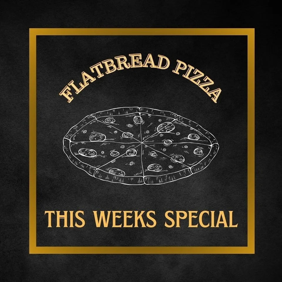 We are planning a sparkly week full of fun &amp; games, music, love &amp; romance or just friends, along with plenty of food and drink specials!💕

🍕Flatbread pizzas are back by popular demand!❤❤❤ We'll have em Tues. through Fri.!

🎤Open Mic Night!