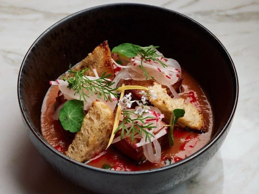 This is the kind of dish that's meant to be savored. 

Torta Ahogada is a crisp, tender pork belly tucked into birote bread, then drenched in a rich tomato salsa, onion, and finished with chile de &aacute;rbol for heat. 

#CeibaOrlando #TortaAhogada 