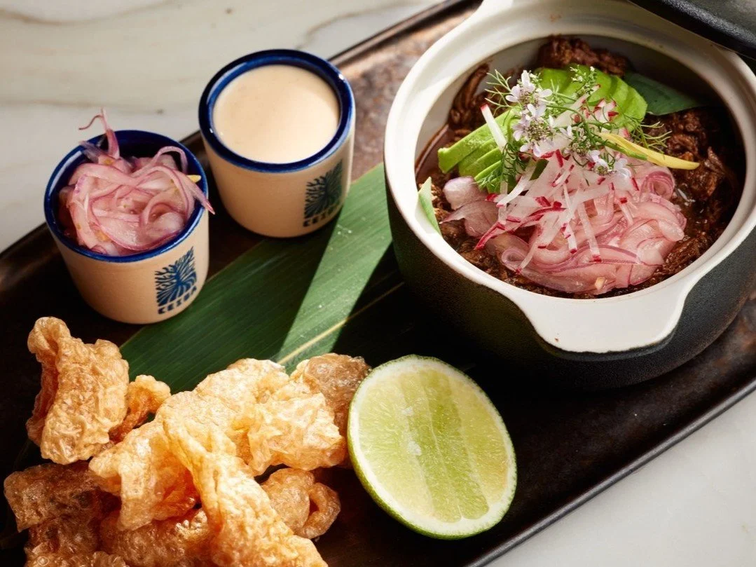 Relleno Negro, a Yucat&aacute;n classic rooted in tradition and depth.

Slow-braised ib&eacute;rico pork layered with Yucatecan recado, balanced by the heat of habanero salsa, the brightness of xnipec, and the crisp finish of chicharrones.

Discover 