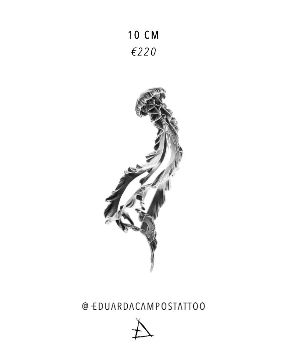"Jellyfish" by @eduardacampostattoo | Deposit | ON SALE FOR €220 (Full price €300)