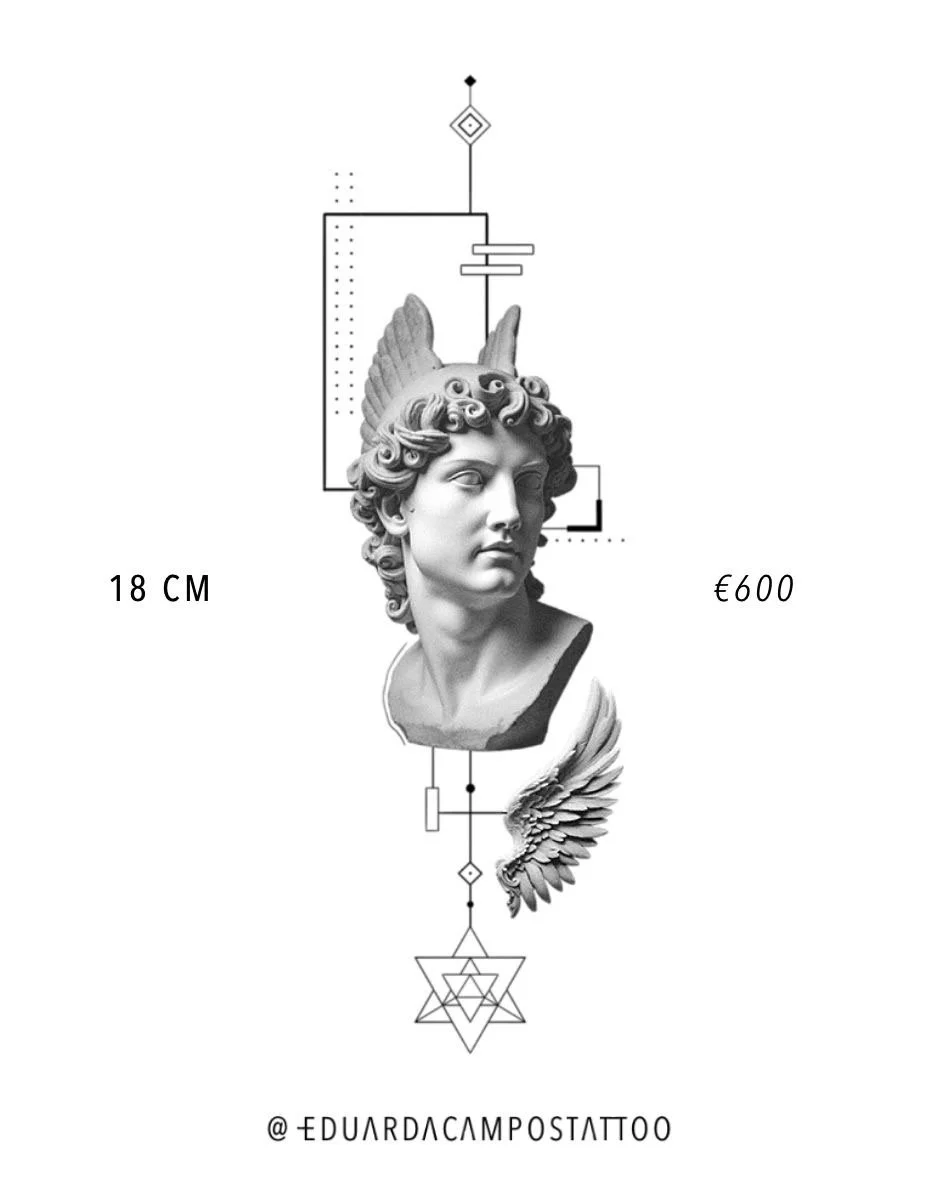 "Statue" by @eduardacampostattoo | Deposit | ON SALE FOR €490 (Full price €600)