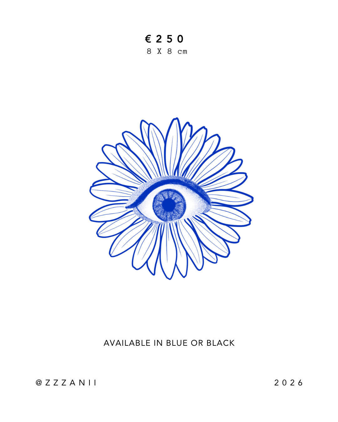 "Seeing flower" by @zzzanii | Deposit | Full Price €180 (was €250)