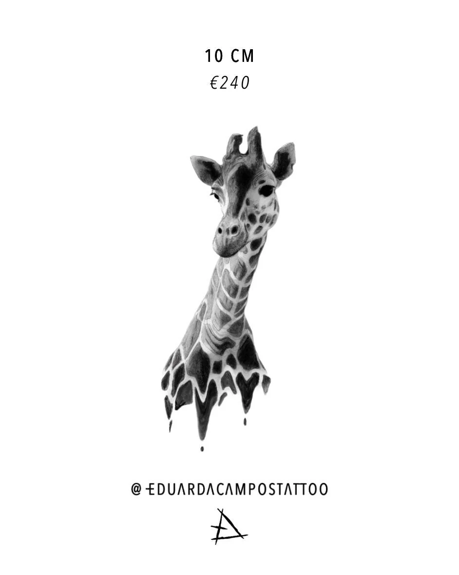 "Giraffe" by @eduardacampostattoo | Deposit | ON SALE FOR €220 (Full price €240)