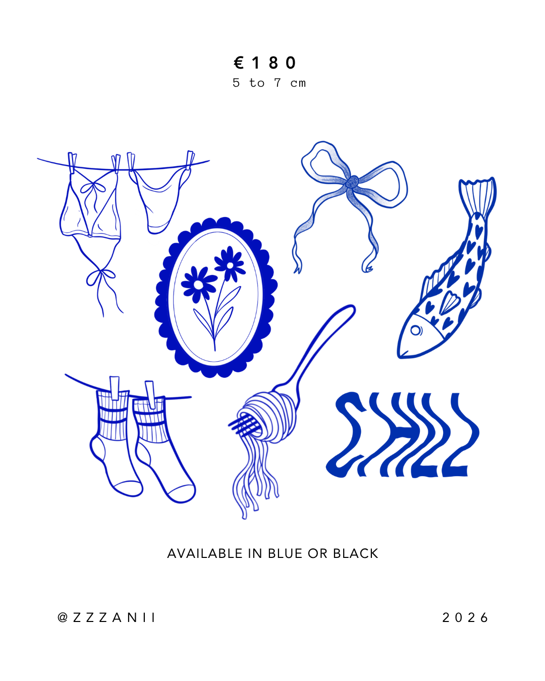 "Blue Things" by @zzzanii | Deposit | Full Price €150 (was €180) each