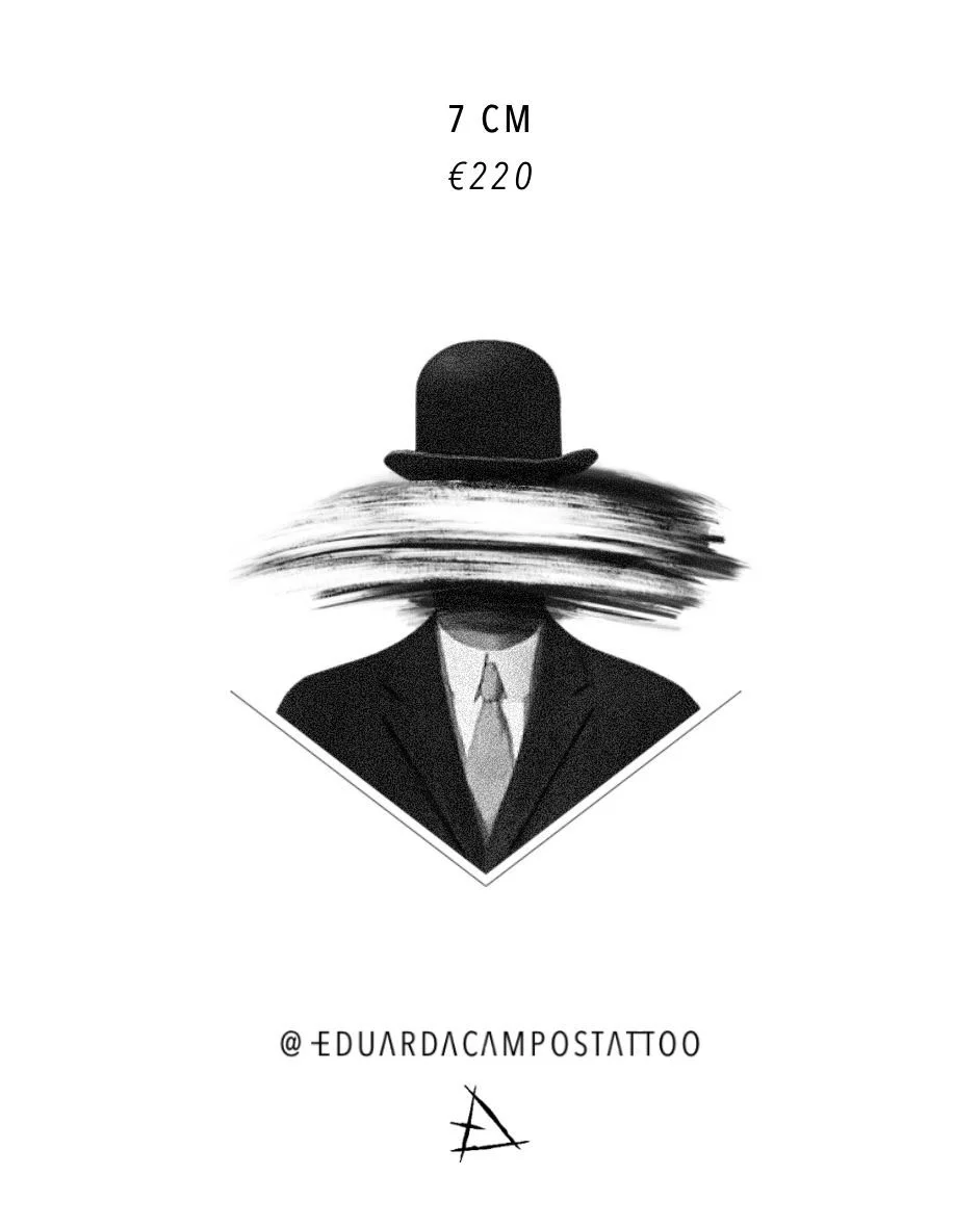 "Magritte" by @eduardacampostattoo | Deposit | ON SALE FOR €200 (Full price €220)