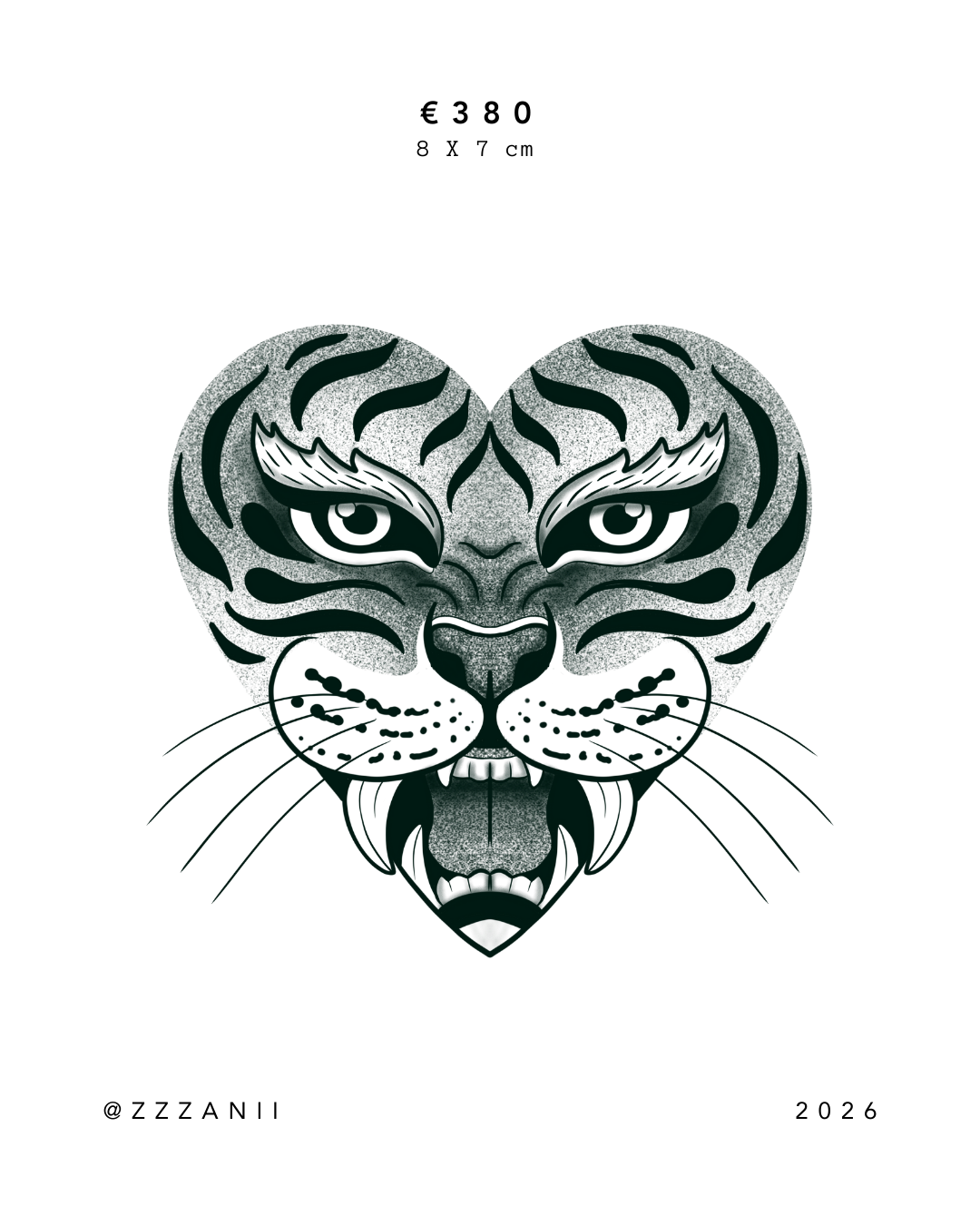 "Tiger" by @zzzanii | Deposit | Full price €380