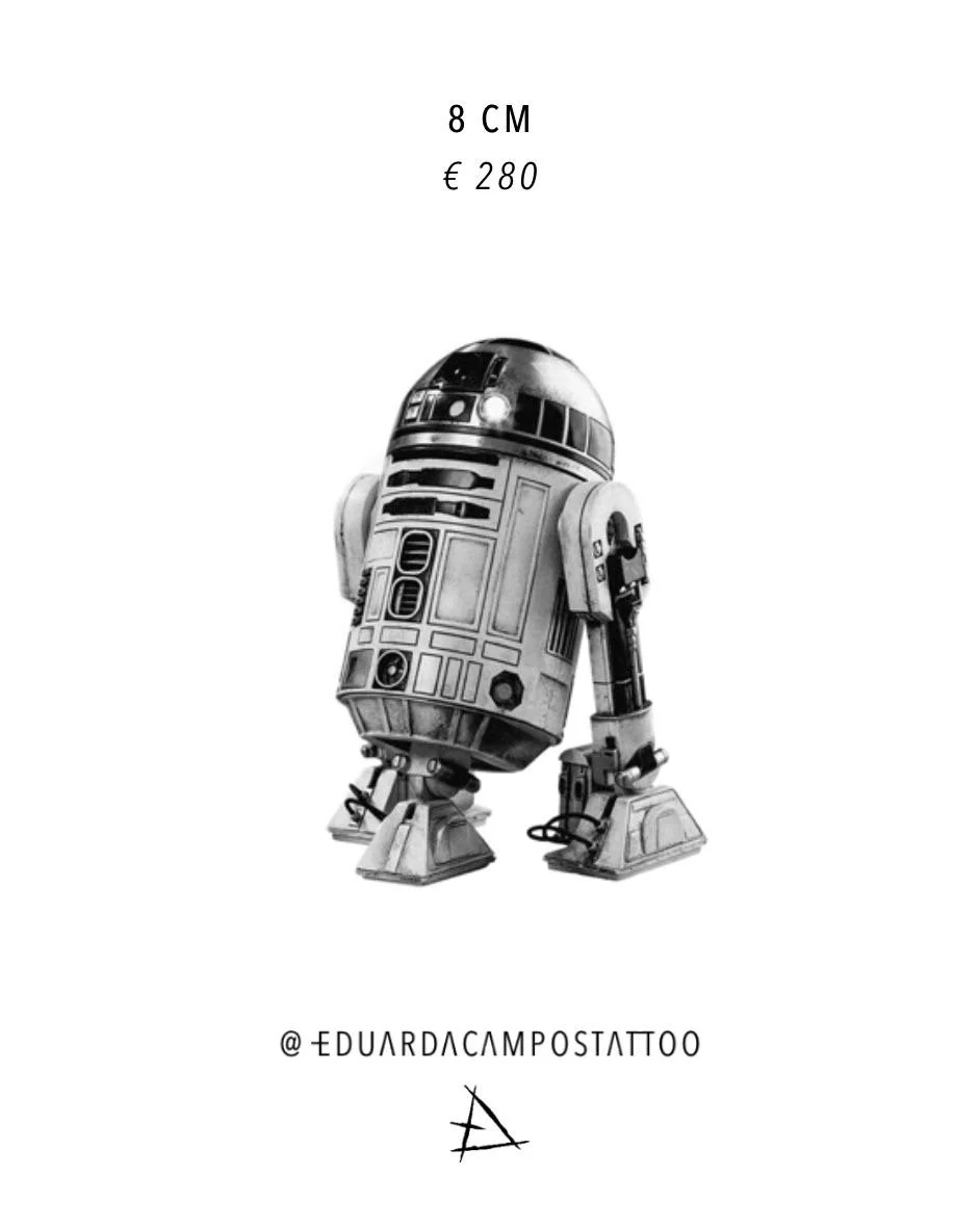 "R2-D2" by @eduardacampostattoo | Deposit | ON SALE FOR €250 (Full Price €280)