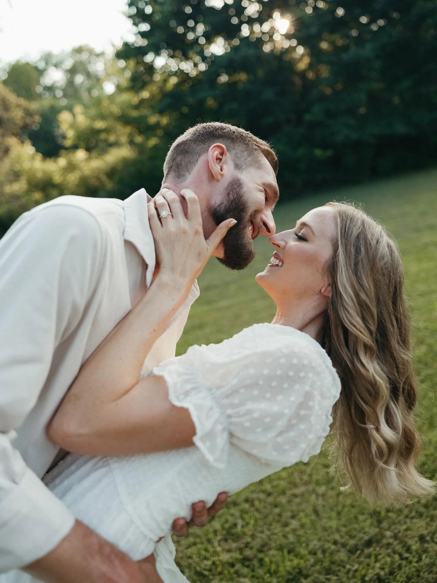 Upgraded to fiancé? We got you sis. Awhiteweddings.com (Link in Bio)