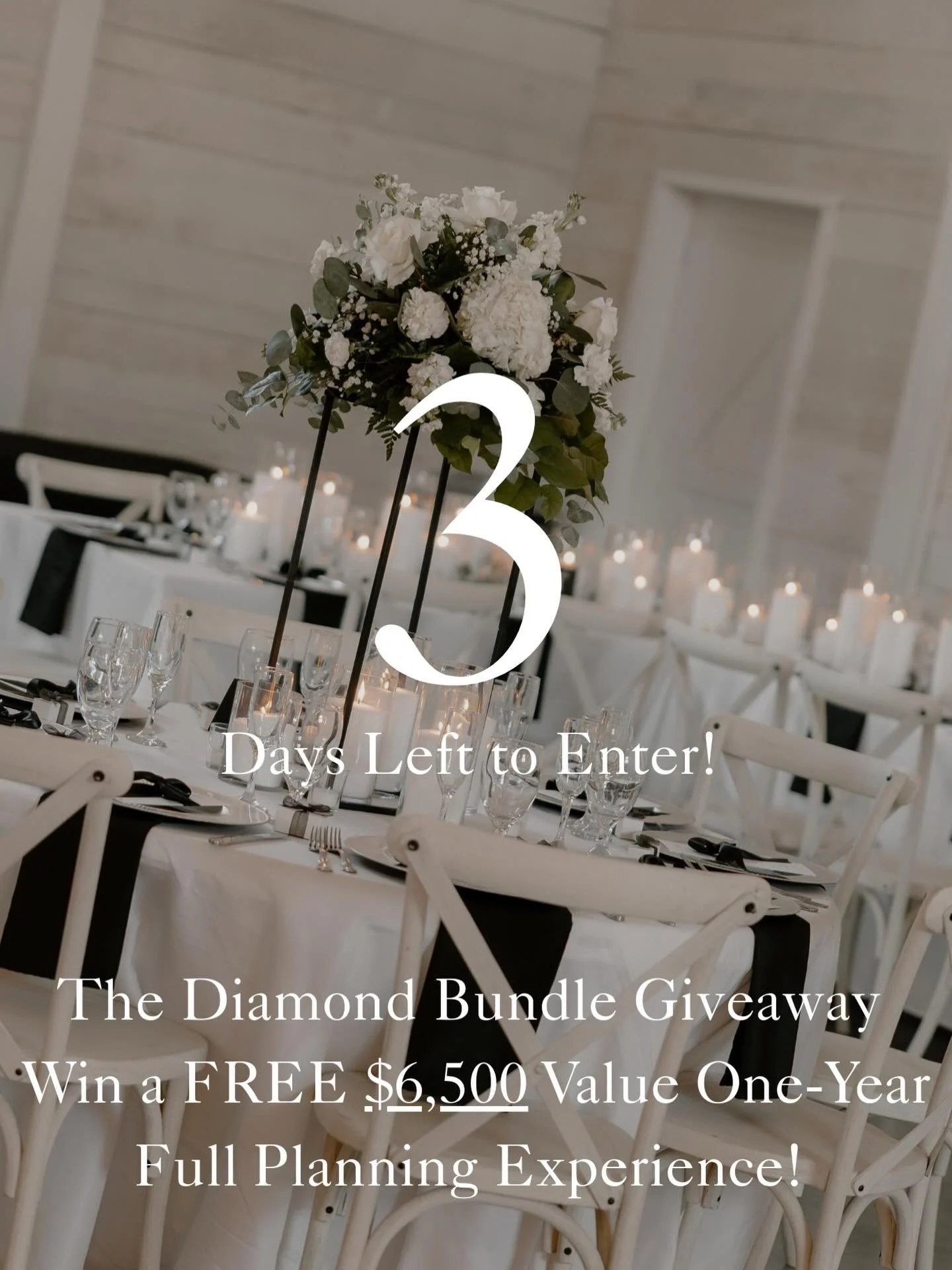 3 days left brides&hellip;

Everyone who enters still gets a mini-surprise! 🤍

How to Enter: 
1. Follow @awhiteweddings Instagram 
2. Like this post 
3. Tag ONE friend in the comments (each comment 1 entry) 

Bonus Entries: 
1. Share this post to yo