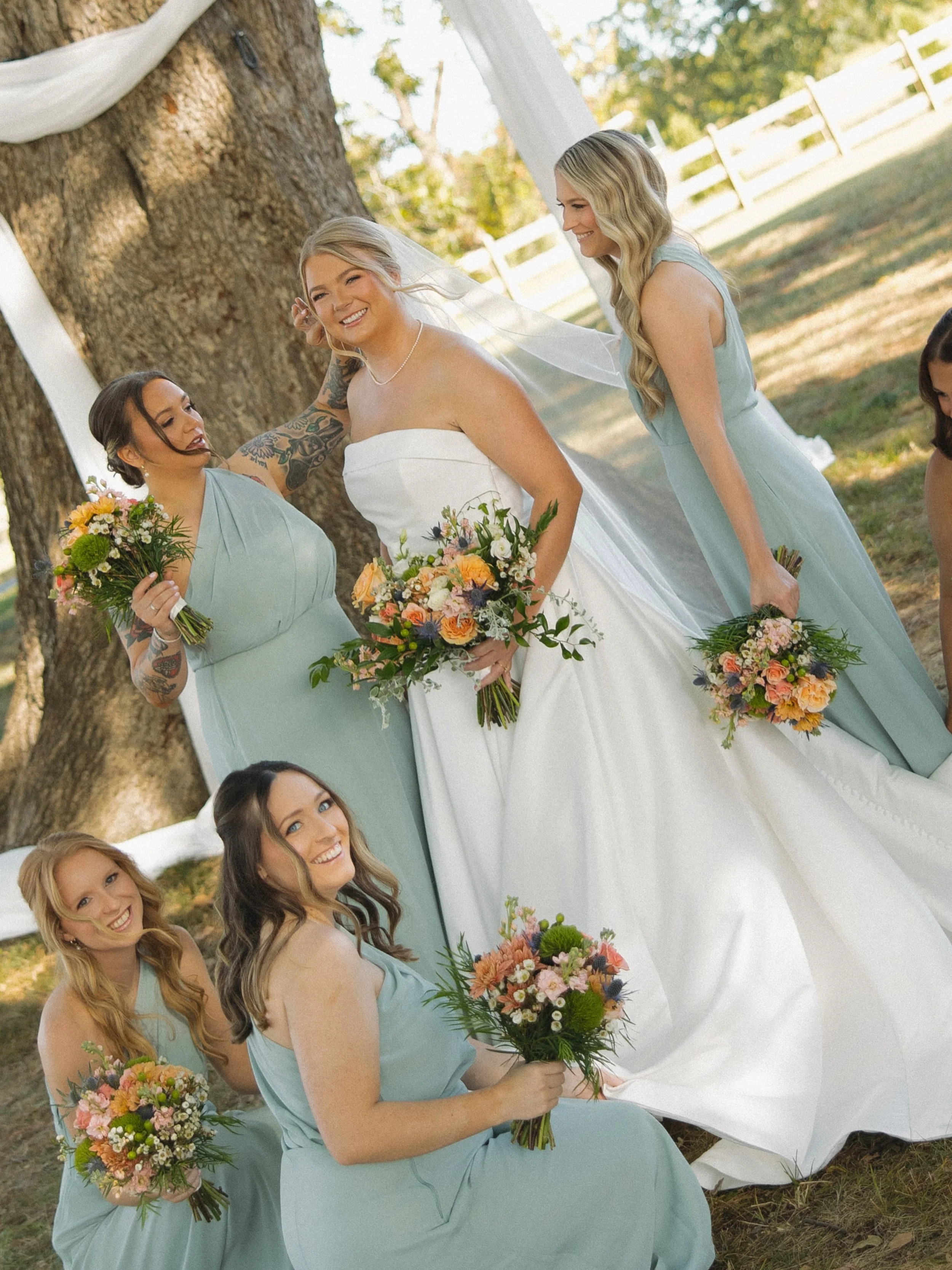 How to save time on your wedding day: take as many photos on your photo list prior to ceremony time 💖

The Team Behind the Wedding: 
Planning: @awhiteweddings 
Venue: @williamsonfamilyfarmtn 
Beauty: @beautybytayloralexander 
Photographer: @nataliec