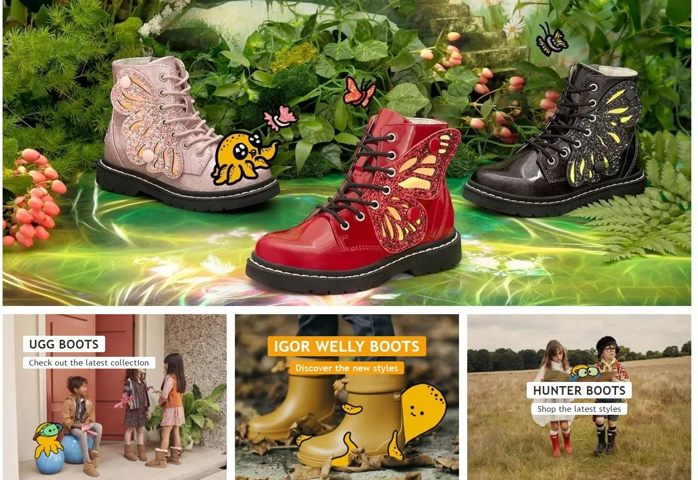 Awesome shoes website screenshot.JPG