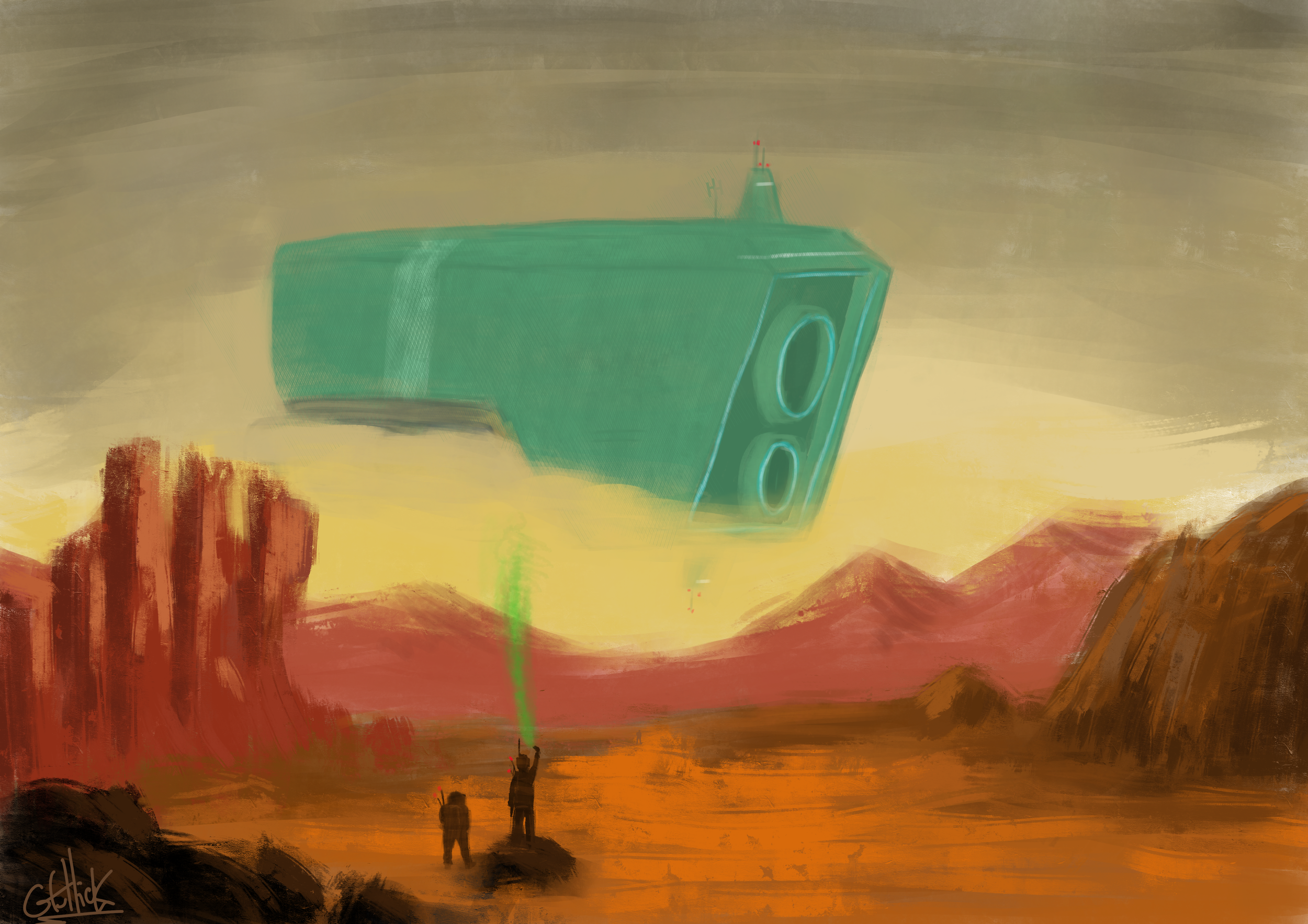 Sci-fi graphic novel concept