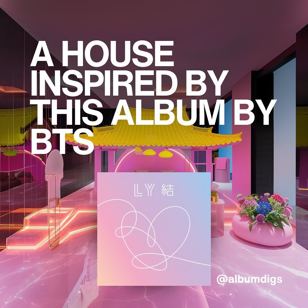 At the request of @whimzykel we designed a house around the @bts.bighitofficial album Love Yourself: Answer. Though this is primarily focused on the &ldquo;Answer&rdquo; album in the trilogy, we payed homage to all of the Love Yourself albums and the