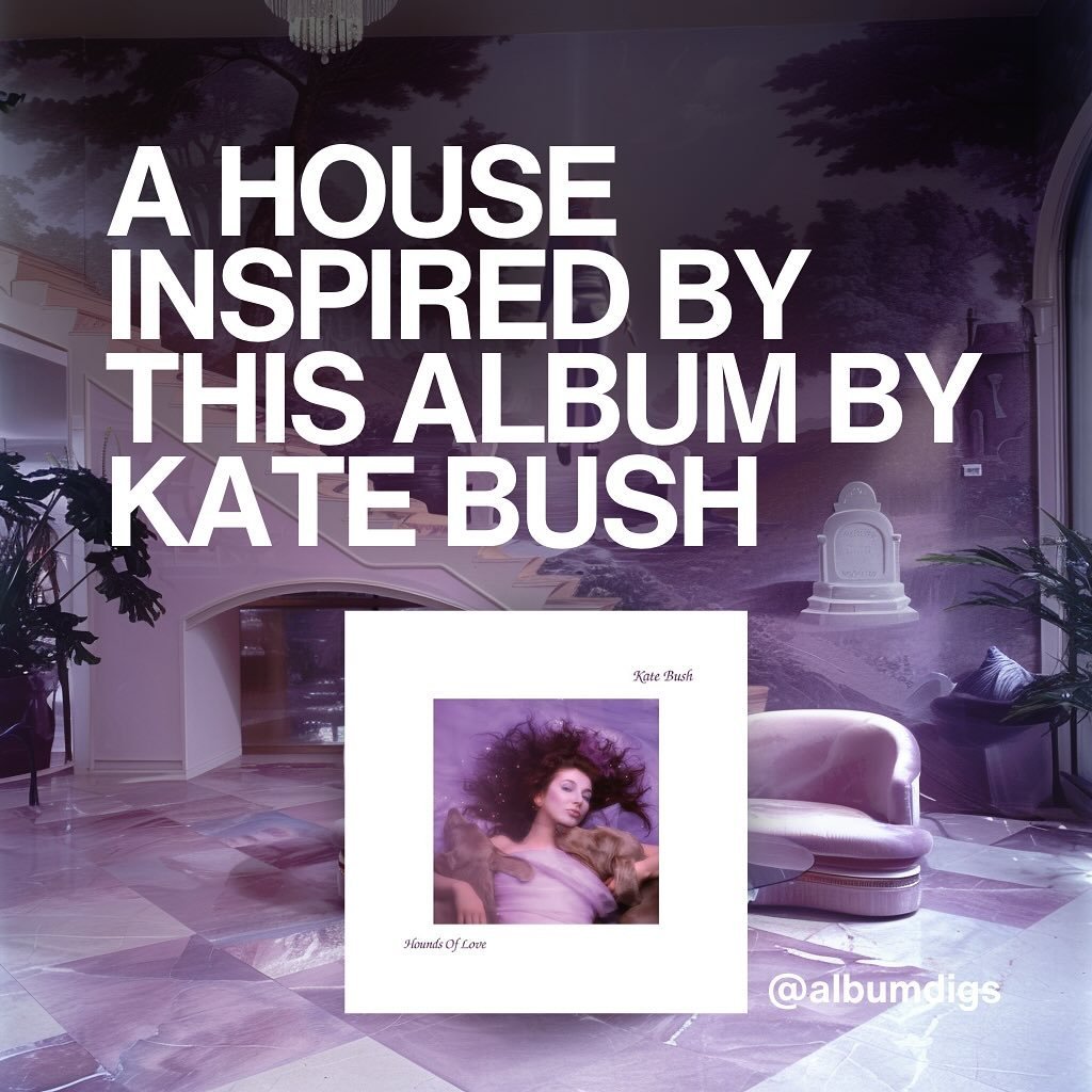 A house concept based on the @katebushmusic album Hounds of Love. We were inspired for this creation by everything from the music videos to the album art to the song lyrics to the recent tv show resurgence. 
Requested by @rainerjutzi @magspie333 @tom