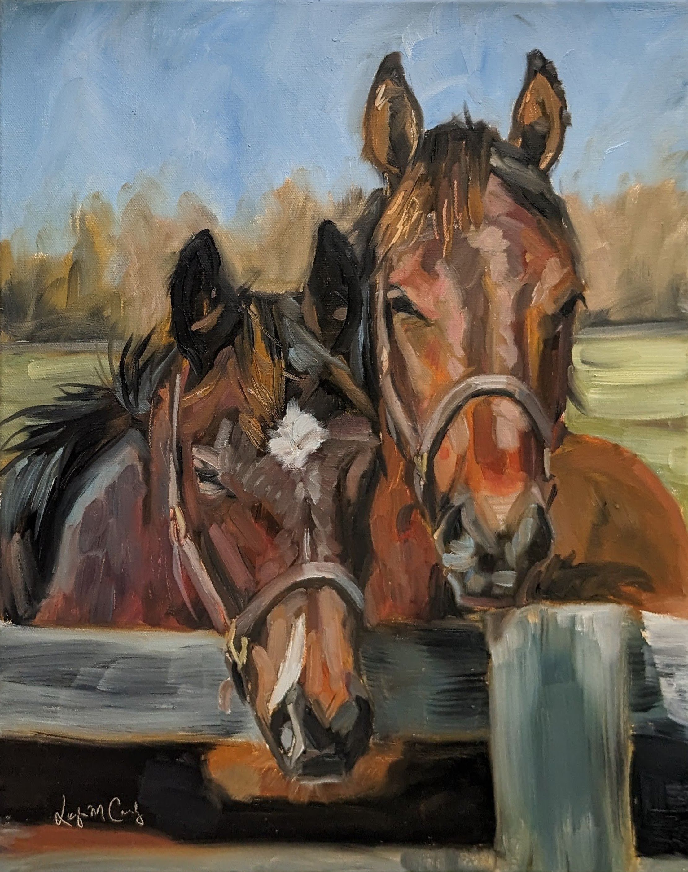 "Two Bays"  16"x20"- private collection