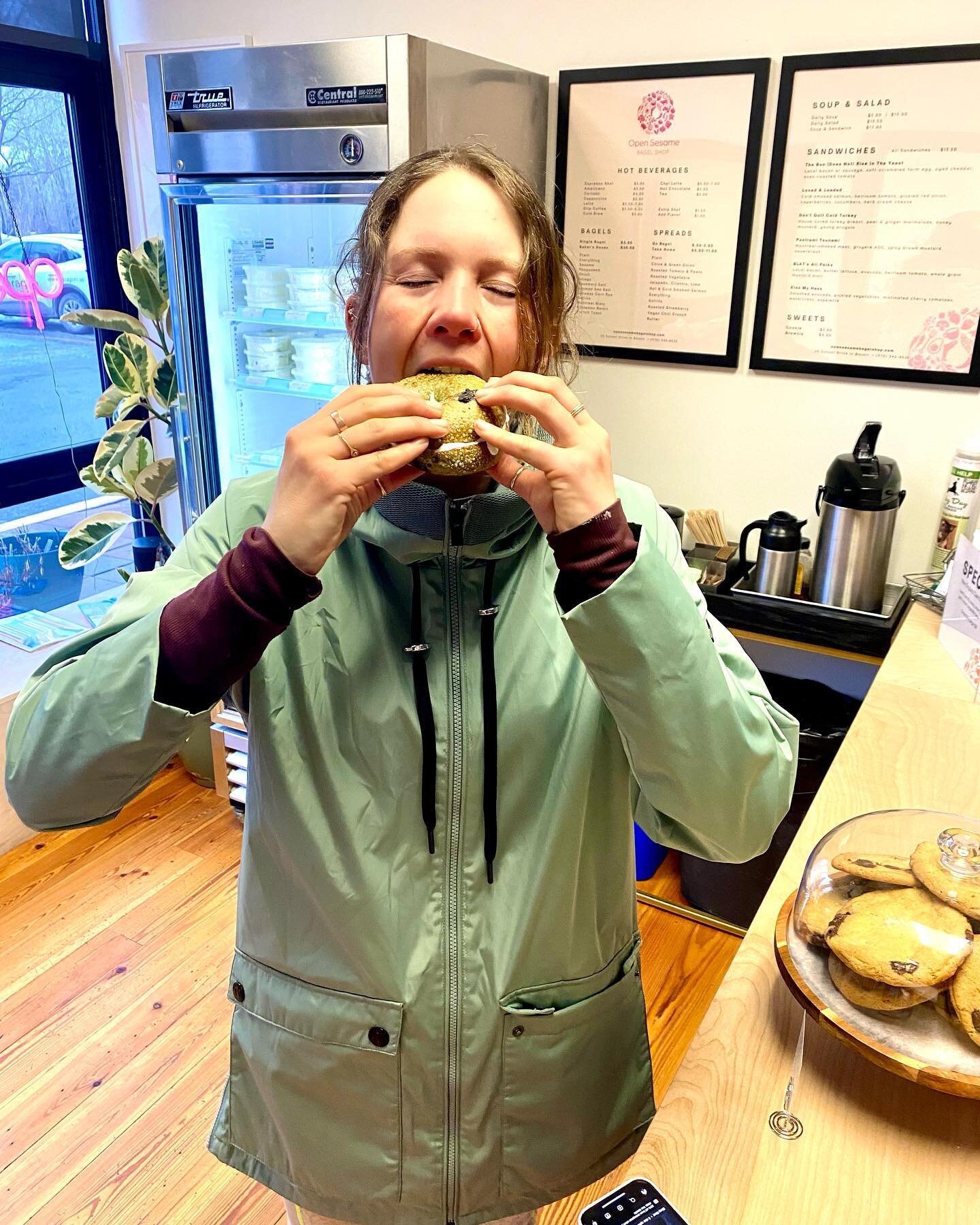 This could be you! 🥯

#gottagetabagel
#roaringforkvalley 
#opensesame