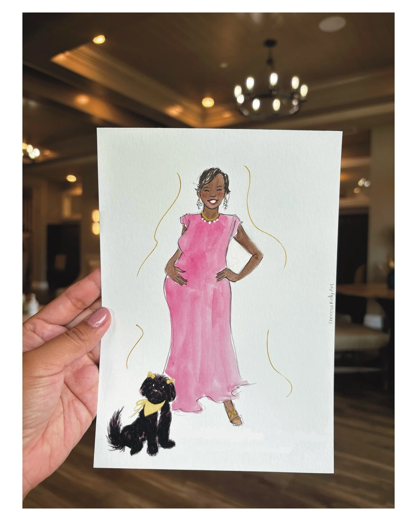 Honored to have been part of this beautiful baby celebration 🍼
.
.
.

#livesketching #liveillustration #eventart #eventplanning #customillustration