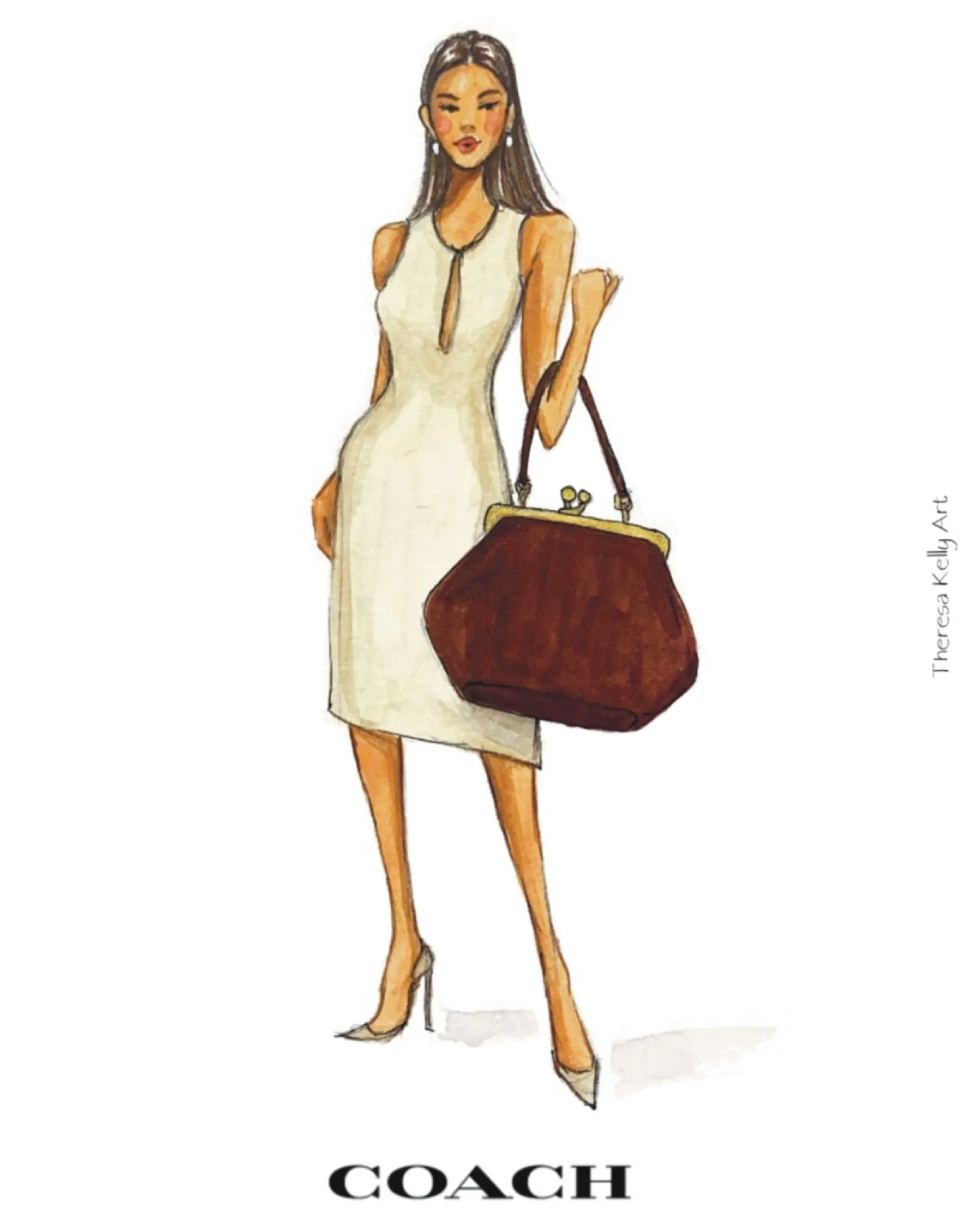With Fall here&hellip;this bag 🤎
.
.
.

#liveillustration #fashionillustrator #brandactivation #livesketch #dcartist #coach
