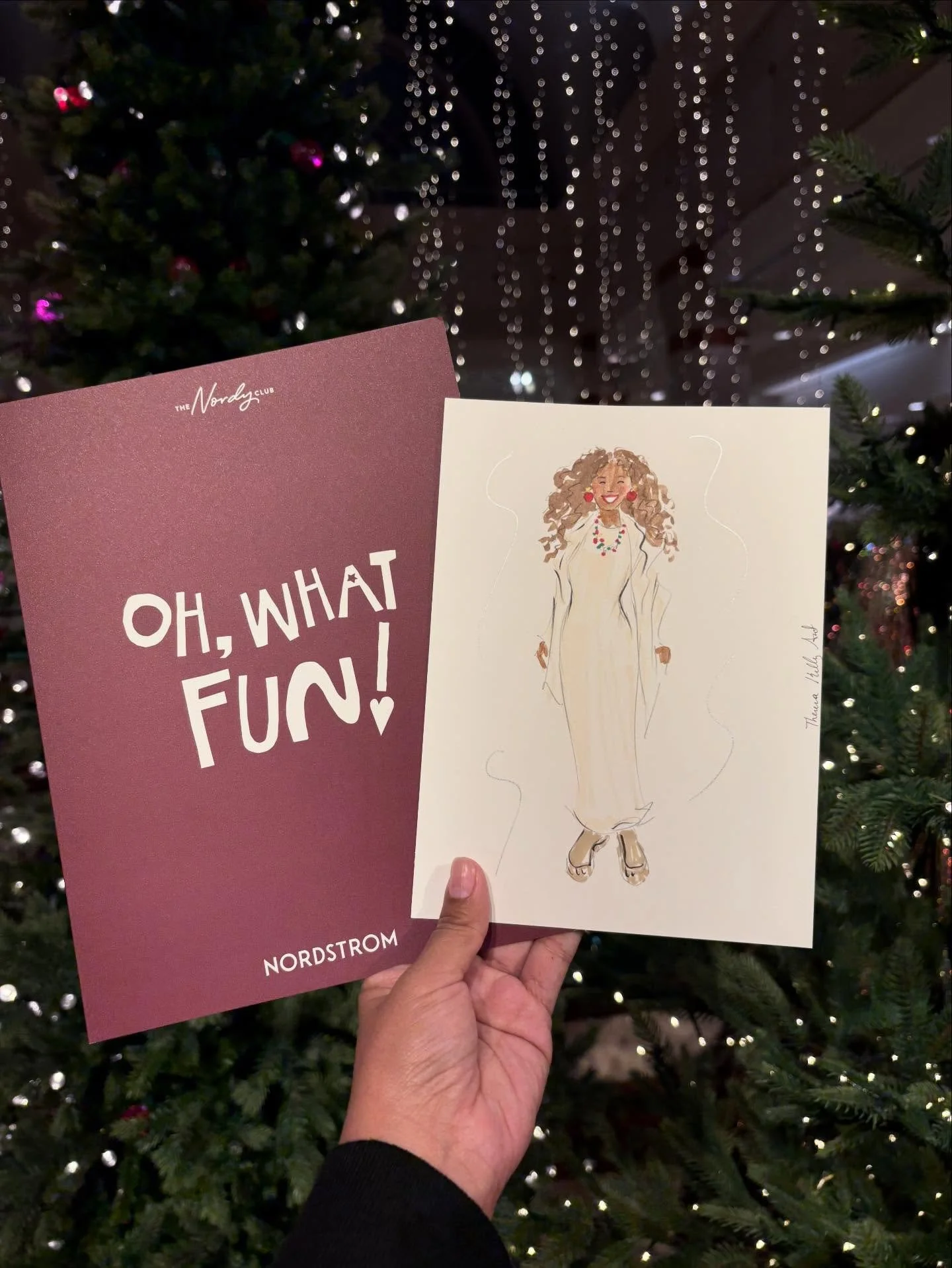 Oh, What Fun for sure! 
Thank you @sundreamsproductions for this amazing opportunity.
Live sketching guests as they shop at Nordstrom.
.
.
.

#livesketching #fashionillustrator #liveillustration #eventartist #liveevents