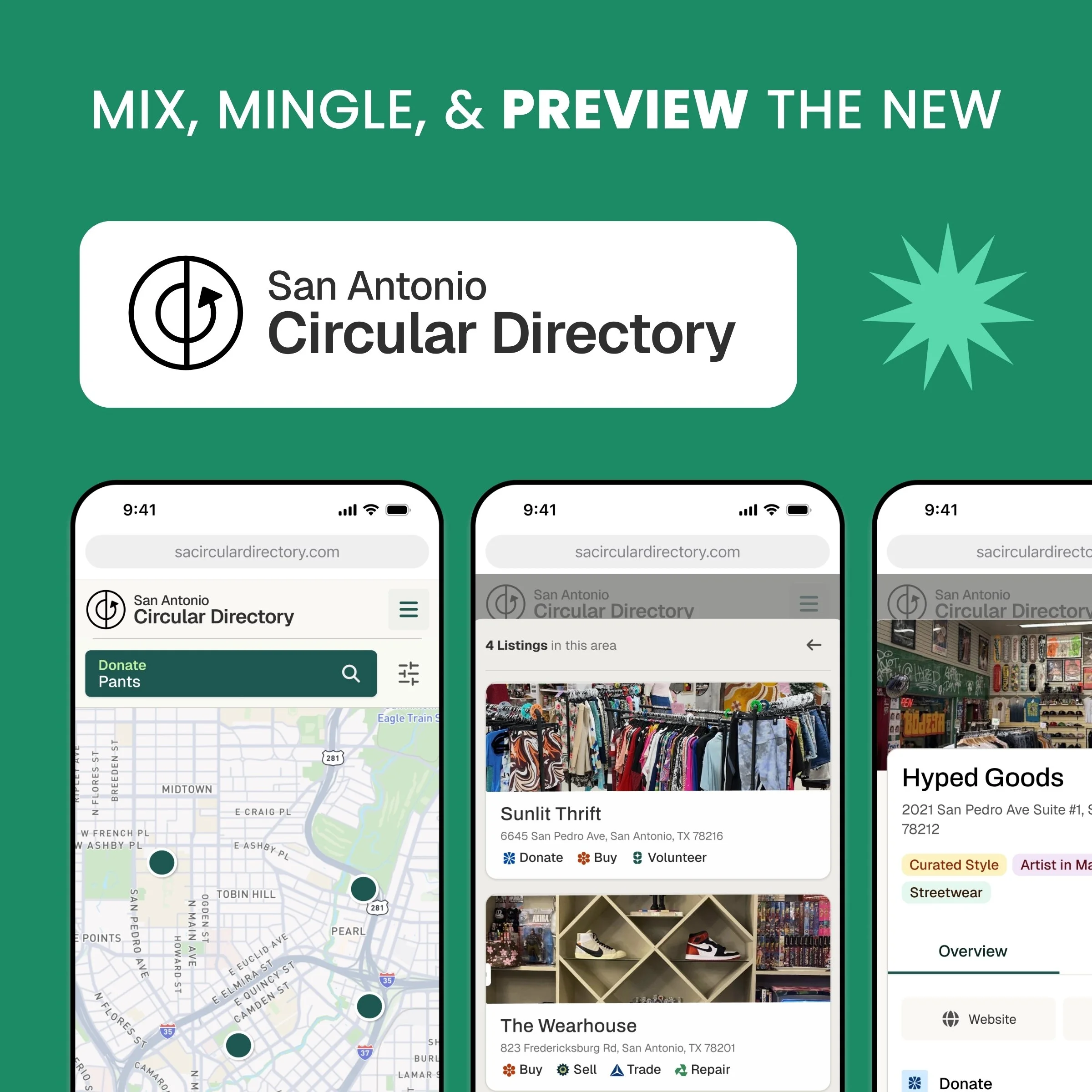 Happy Hour + Circular Directory Preview