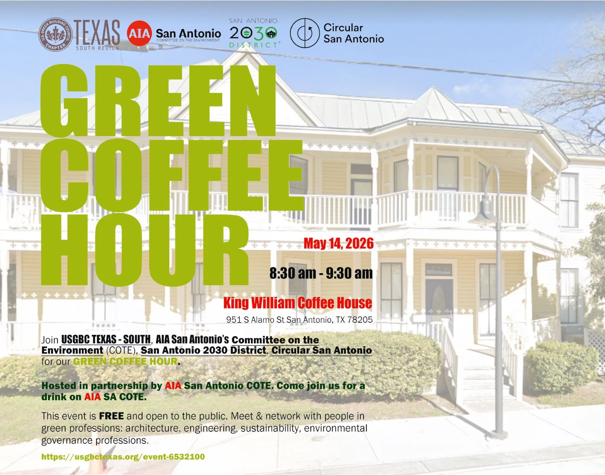 Monthly Green Coffee Hour - May