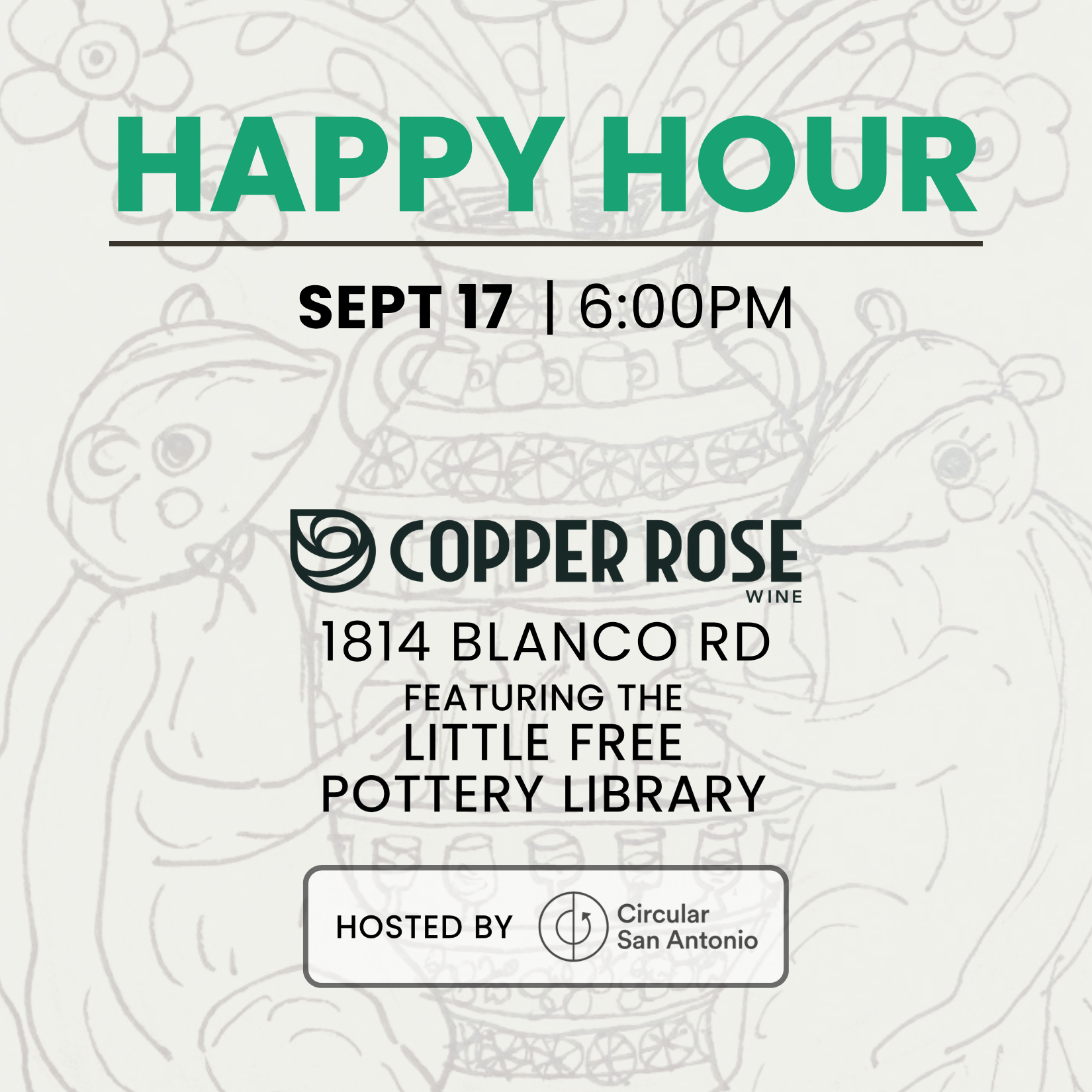Circular Happy Hour feat. Little Free Pottery Library