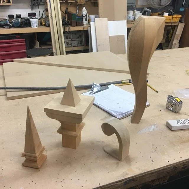 various turned leg options to add to furniture pieces for a custom design detail