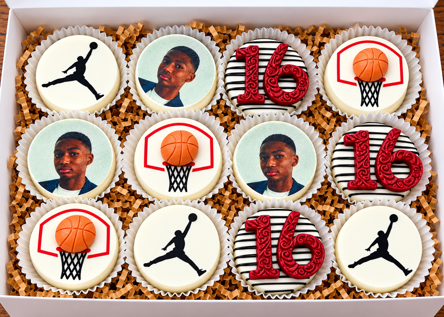 Custom Chocolate covered oreos for sweet 16