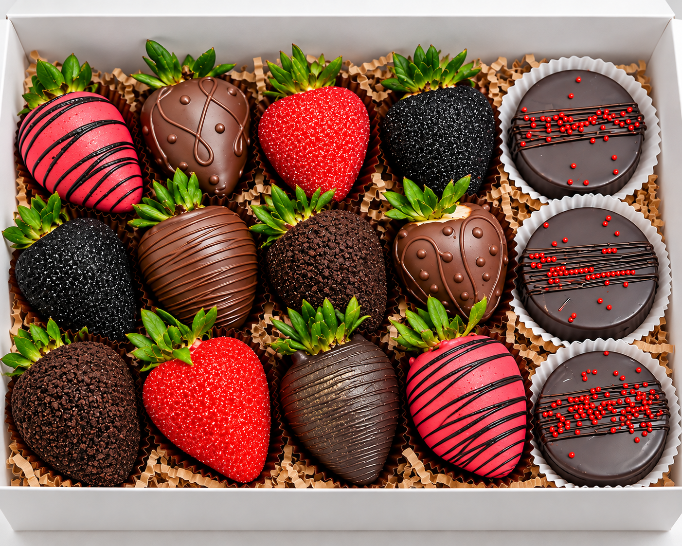 Elegant Chocolate Strawberry Gift Box.png