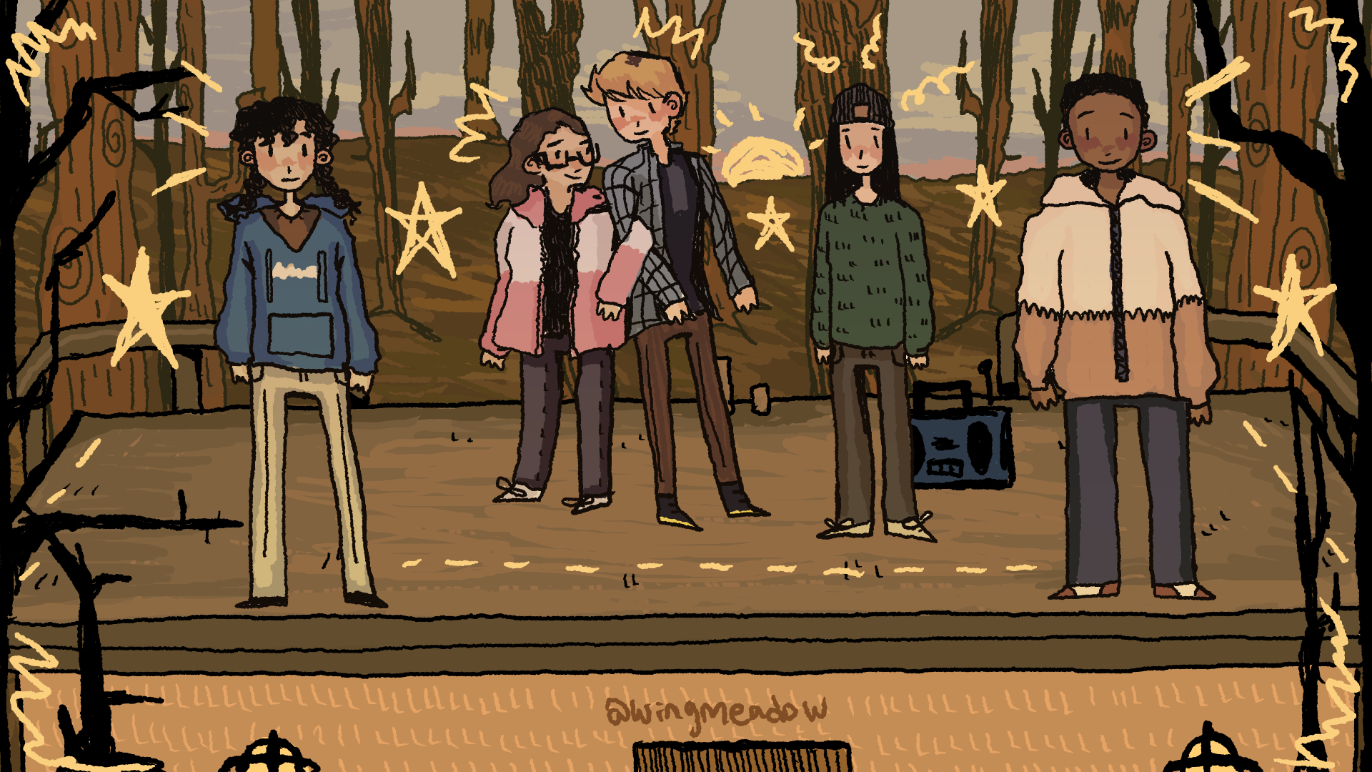 Exploring a Rooftop with Lyndsey, Owain, Grace, Bryan (2023)